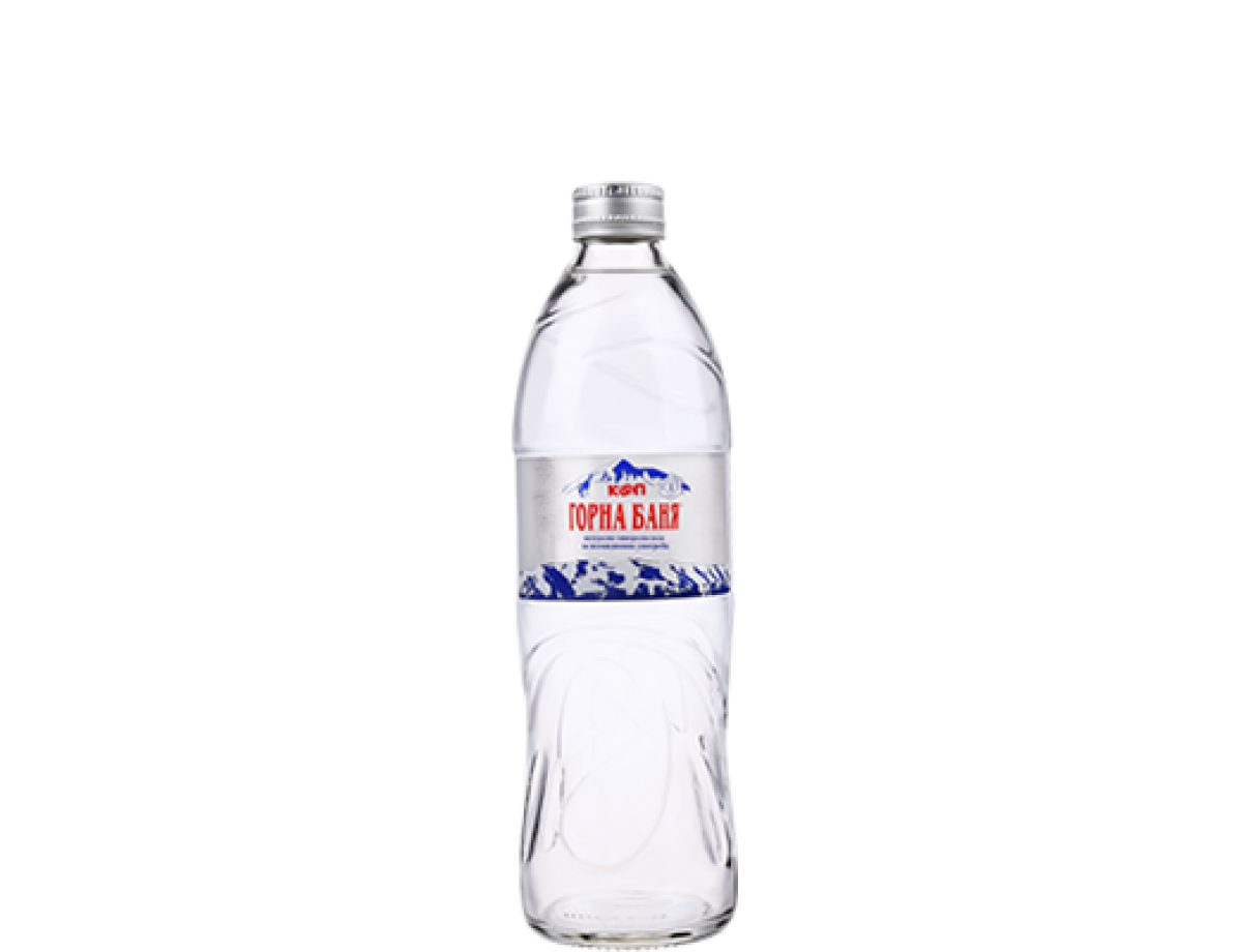 MINERAL WATER, GLASS BOTTLE - 0.500 L