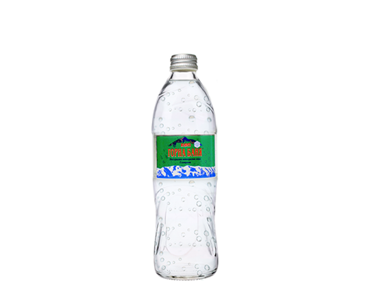 Газирана вода, стъклена бутилка - 0.500 L